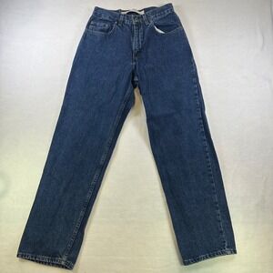 Arizona Jean Company Mens Loose Fit Jeans Medium Wash Denim 28x30 Classic Style